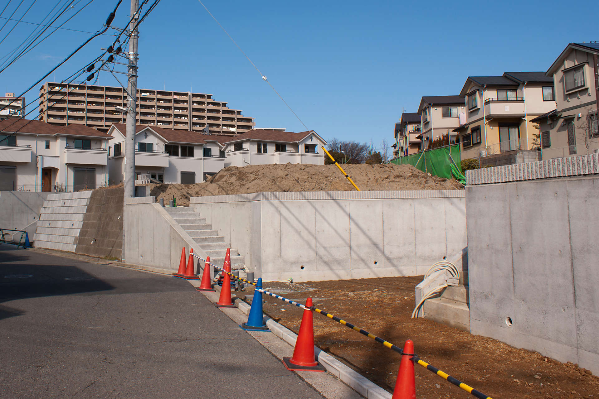 擁壁工事のイメージ画像